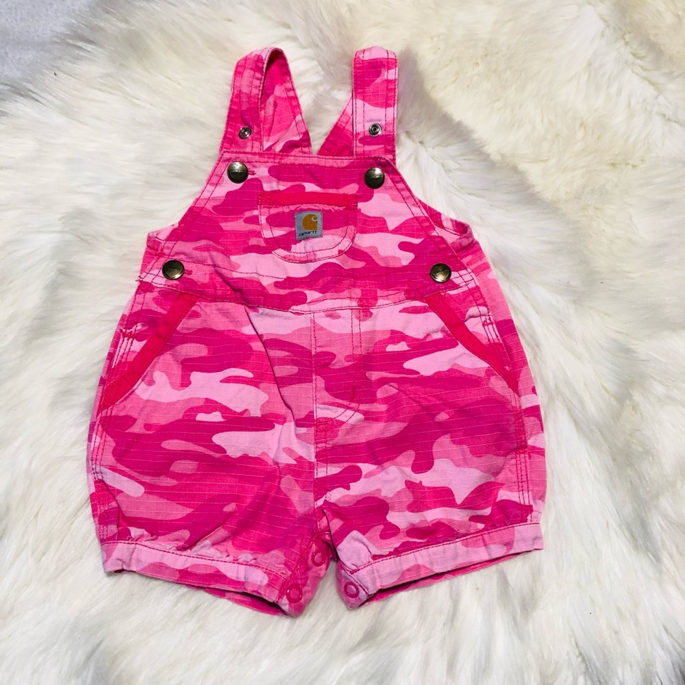 Camo baby shorts overall 9 months